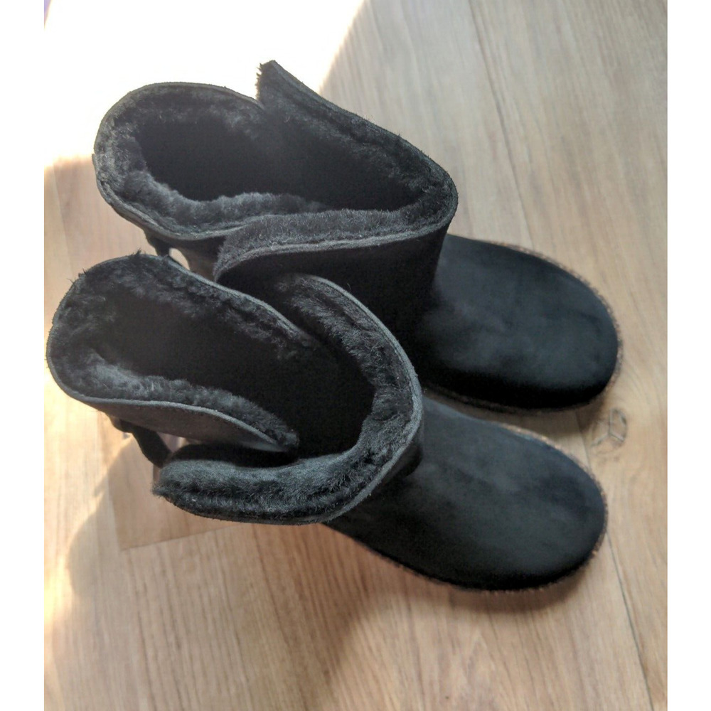 Birkenstock Uppsala Shearling Pull On Boots Black - Picture 6 of 11